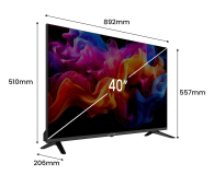 Telewizor Kiano Elegance 40" Smart TV VIDAA Netflix. HBO, Prime - 1373224 - zdjęcie 7